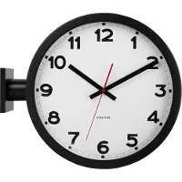 Karlsson - Horloge murale New Classic double face - Blanc
