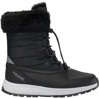 Viking Bottes d'Hiver - Équiper Warm WP Zip - Black/Granite - - 39 - Bottes d'Hiver