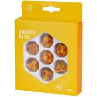 HOT Games Jeu de dés en plastique, 7 pièces, pour s'amuser et vivre des aventures