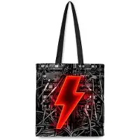 Rocksax AC/DC PWR Up Shoulder Bag Black