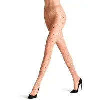 Falke Panty avec imprimé à pois dans la poudre 15 deniers