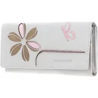 Bruno Banani Cuir porte-monnaie Butterfly Wallet Grey gris clair
