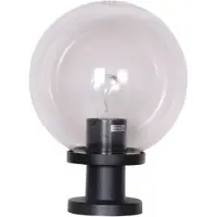 Lyora Lampe de jardin Globe Bolano 33cm. Transparent