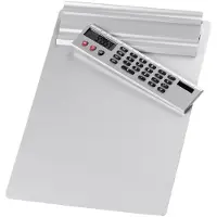 Wedo porte-blocs, A4, avec calculatrice amovible, en