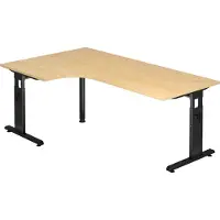 Hjh OFFICE PRO Bureau d'angle OS82, 200 x 120 cm