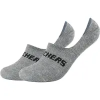 SKECHERS Unisexe, Chaussettes, Mesh Ventilation, Gris, (lot de 2, 43 - 46)