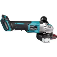 Makita GA 047 GT101 Meuleuse d'angle sans fil 40 V max. 125 mm X-LOCK Brushless + 1x batterie 5,0 Ah + chargeur