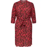 ONLY Robe-chemise 'CARHarmony' rouge / lie de vin / noir
