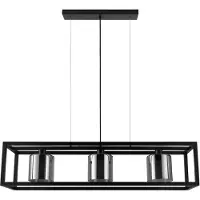 Eglo Lampe suspendue à glaçure fumée Brisling