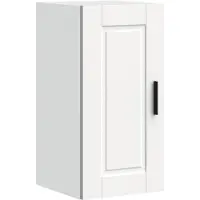 vidaXL Armoire suspendue de cuisine Porto Blanc Bois composite