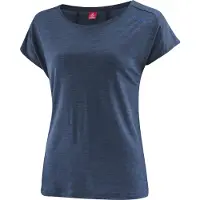 Loeffler Loose Merino-tencel Short Sleeve T-shirt Bleu 42 Femme