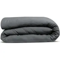 Vivaraise Housse de couette Kala carbone - 260 x 240 cm