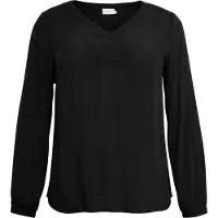 KAFFE CURVE Chemisier 'KCami' noir