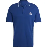Adidas T-Shirt fonctionnel 'Essentials' bleu foncé / blanc