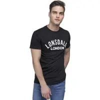 Lonsdale T-Shirt 'Bradfield' noir / blanc