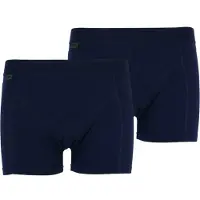 Basset Caleçon Boxer Bamboo Hommes noir 2-pack - taille M