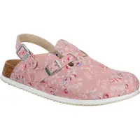 Birkenstock Femmes, Sandales, Kay SL Birko-Flor étroit, Rose, (38)