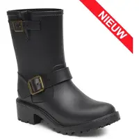 Gevavi Bottes en Caoutchouc Regenlaars Gevavi Noor PVC Black-Taille 41