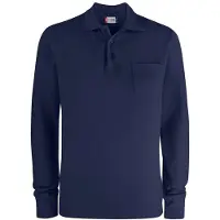 Clique Basic Polo LS Pocket