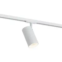 QAZQA Spot moderne blanc pour système d'éclairage sur rail monophasé avec LED - Iconic Mark