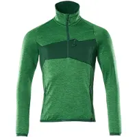 Mascot Accelerate 18003 Half Zip Sweatshirt Vert 4XL Homme