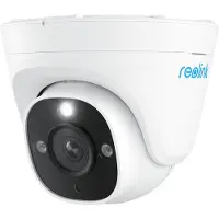 Reolink P344 - Caméra dôme PoE 12MP intelligente, alertes personne/véhicule/animal, vision nocturne couleur, audio bidirectionnel