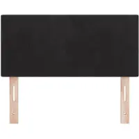 vidaXL Tête de lit Noir 90 cm Velours