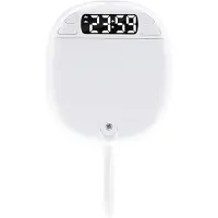 INF Réveil vibrant avec fonction snooze Blanc