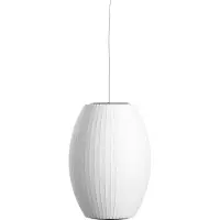HAY Suspension , Nelson Cigar Bubble, dimmable, Blanc, Salon / séjour, Plastique, Design