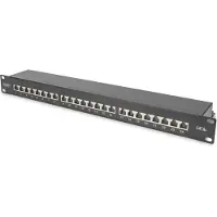 Digitus Panneau de brassage - - DN-91624S-EA-B - Cat6a - RJ-45 - 24 ports - 1U