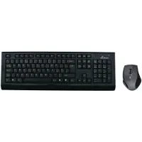 MediaRange MROS104-UK Funk-Tastatur und Maus Set QWERT (UK) schwarz/gra
