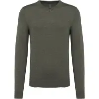 Kariban Pack 5 PULL COL V Green Marble Heather - Kariban K965 - Taille 3XL