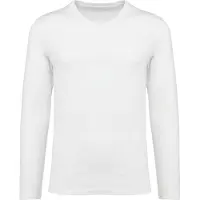 Kariban Premium Pack 10 T-shirt Supima col V manches longues homme White - Kariban Premium PK306 - Taille M