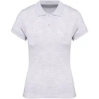 Kariban Pack 5 POLO MANCHES COURTES FEMME Ash Heather - Kariban K242 - Taille S