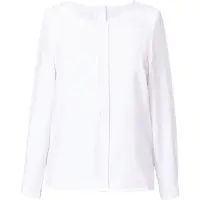Brook Taverner Blouse Cr?pe de Chine Riola White - Brook Taverner BT2264 - Taille 10 UK