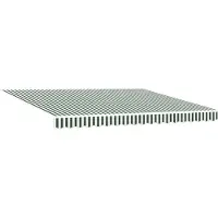 vidaXL , store enroulable, vert, 400 x 300 cm, polyester et métal