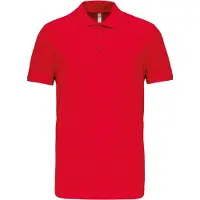 Kariban Polo Hommes Polo Shirt Travail Loisirs, Taille:M, Couleur:Rouge