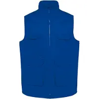 WK. Designed To Work Gilet polycoton multipoches rembourr? unisexe Royal Blue - WK. Designed To Work WK607 - Taille 3XL