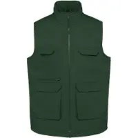 WK. Designed To Work Gilet polycoton multipoches rembourr? unisexe Forest Green - WK. Designed To Work WK607 - Taille XS