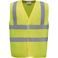 Yoko GILET HAUTE VISIBILIT?, LSF (CHALEUR ET FLAMME) & ANTISTATIQUE Hi Vis Yellow - Yoko YHVW100ASFR - Taille L
