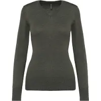 Kariban Pack 5 PULL COL V FEMME Green Marble Heather - Kariban K966 - Taille XL
