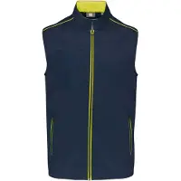 WK. Designed To Work Gilet de travail sans manches DayToDay WK. Designed To Work Marine / Jaune 4XL