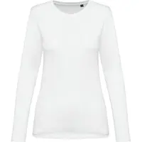 Kariban Premium Pack 10 T-shirt Supima col rond manches longues femme White - Kariban Premium PK303 - Taille 2XL