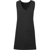 Premier Workwear PR177 | Tablier tunique Tulip Wrap Around Tunic, 83 cm de long - Couleur : Noir - Taille : S/M