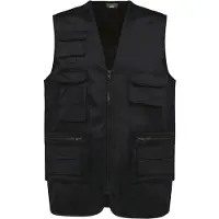 WK. Designed To Work Pack 5 Gilet polycoton multipoches doubl? unisexe Black - WK. Designed To Work WK609 - Taille L