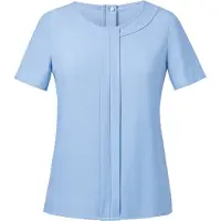 Brook Taverner Blouse Cr?pe de Chine VERONA Sky Blue - Brook Taverner BT2280 - Taille 18 UK