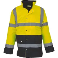 Yoko Veste de s?curit? bicolore haute visibilit? Hi Vis Yellow/Navy - Yoko YHVP302 - Taille 2XL