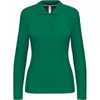 Kariban Damen Piqué Poloshirt Langarm