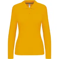 Kariban Damen Piqué Poloshirt Langarm