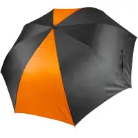 Kimood Grand parapluie de golf Black/Orange - Kimood KI2008 - Taille One Size